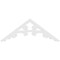 Ekena Millwork Pitch Vienna Architectural Grade PVC Gable Pediment, 48"W x 18"H x 1"P (9/12) GPP048X018X100VIE - alternate 4
